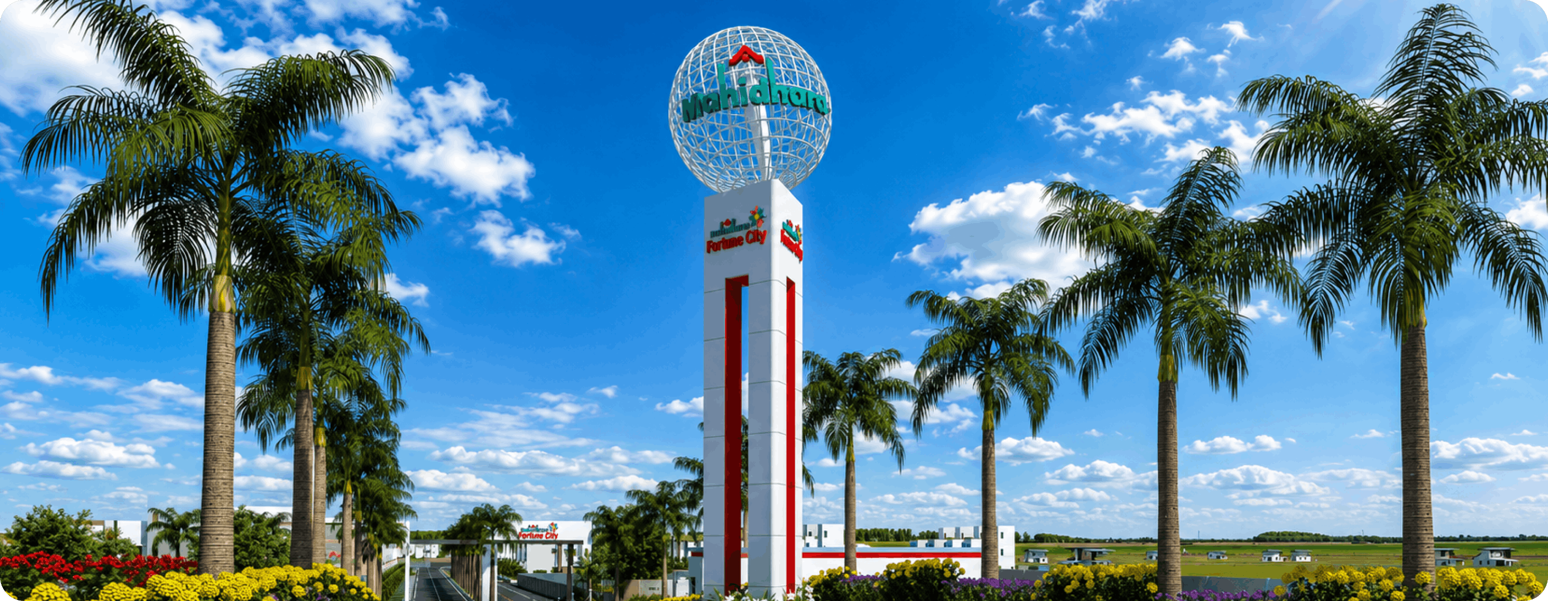 Mahidhara Fortune City residential villa plots community view